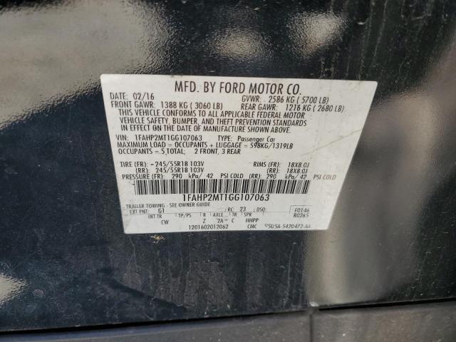 1FAHP2MT1GG107063 Ford Taurus Police Interceptor