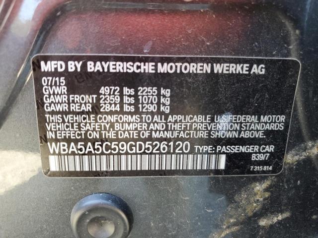 WBA5A5C59GD526120 BMW 528 I
