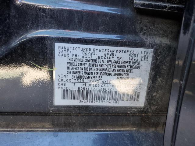 3N1AB8DV5MY252182 Nissan SENTRA SR
