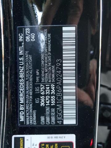 4JGGM1CB6PA024793 Mercedes-Benz Eqe Suv 350 4matic