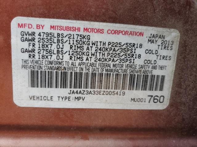 JA4AZ3A33EZ005419 Mitsubishi Outlander Se