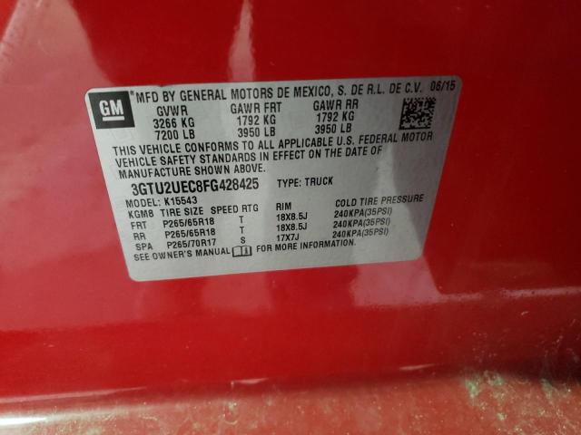 3GTU2UEC8FG428425 GMC Sierra K1500 Sle