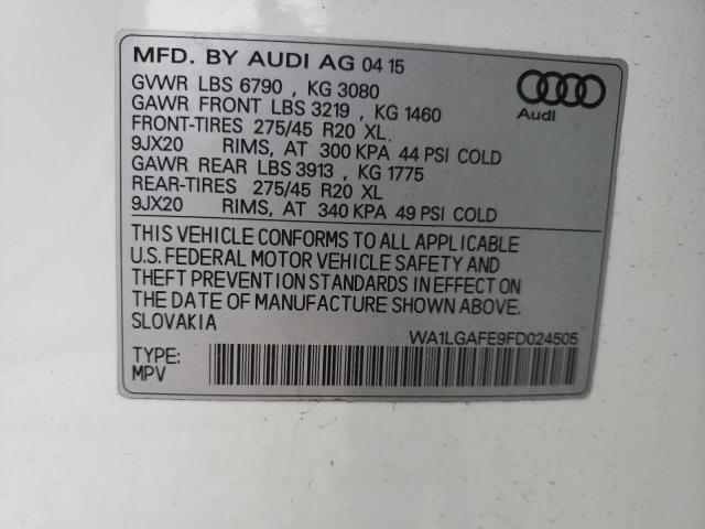 WA1LGAFE9FD024505 Audi Q7 Premium Plus