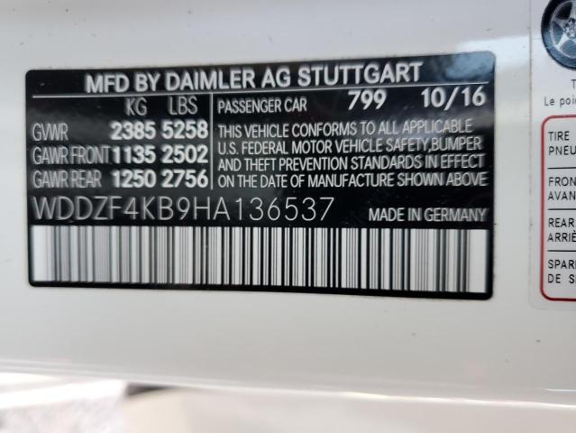 WDDZF4KB9HA136537 Mercedes-Benz E 300 4matic