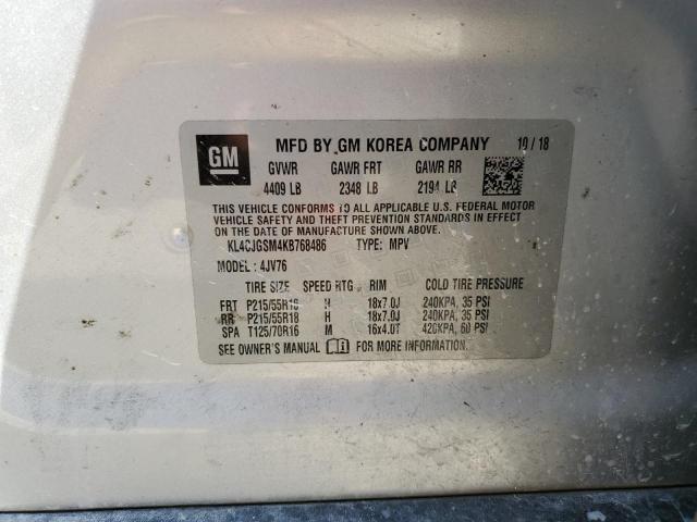 Buick Encore Essence 2019 KL4CJGSM4KB768486 Image 13