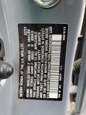 SHHFK7G45MU216423 Honda l15ba