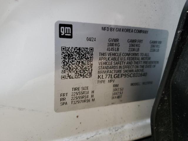 KL77LGEP9SC031640 Chevrolet Trax 1rs