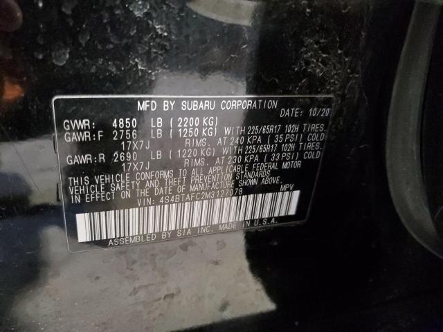 4S4BTAFC2M3127078 Subaru 2021