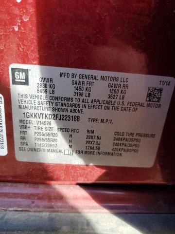 1GKKVTKD2FJ223188 GMC ACADIA DEN