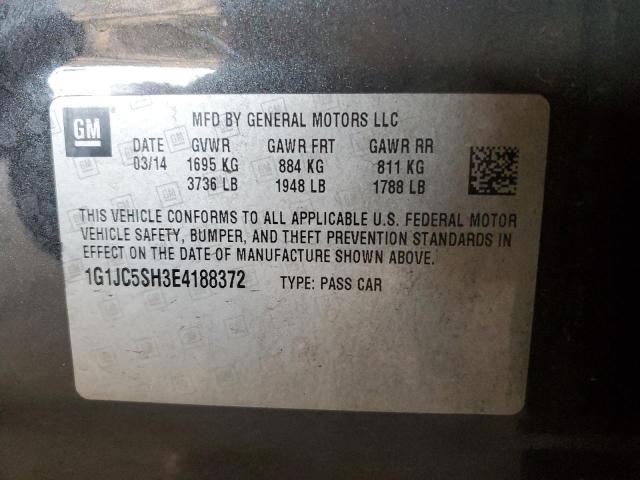 1G1JC5SH3E4188372 Chevrolet luw