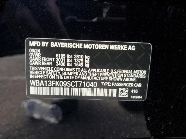 WBA13FK09SCT71040 BMW 2025