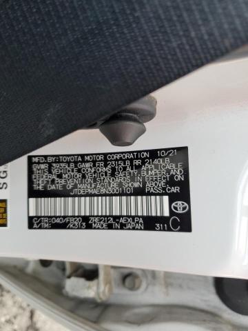 JTDEPMAE8N3001101 Toyota 2zr-fae