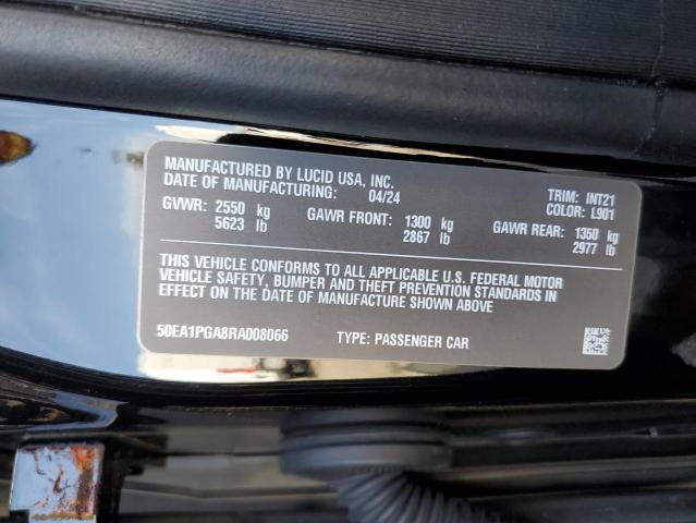 50EA1PGA8RA008066 Lucid Motors 2024