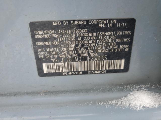 JF2GTACC1JH258095 Subaru naturally aspirated