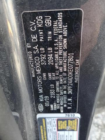 3KPF24AD0KE077801 KIA mpi nu