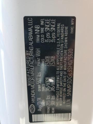 5NMP3DGL3SH075520 Hyundai Santa Fe X