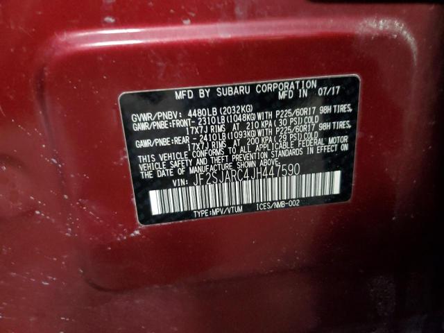 JF2SJARC4JH447590 Subaru naturally aspirated u5