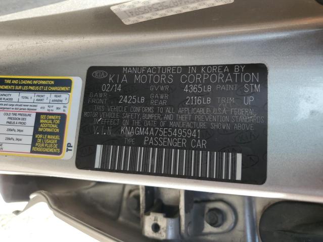 KNAGM4A75E5495941 KIA dohc gdi theta ii