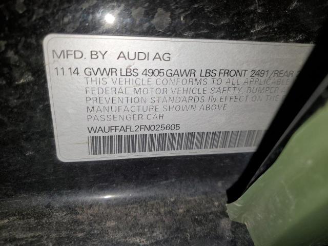 WAUFFAFL2FN025605 Audi A4 PREMIUM