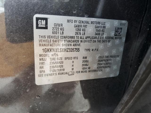 1GKKNXLSXHZ326755 GMC ACADIA DEN