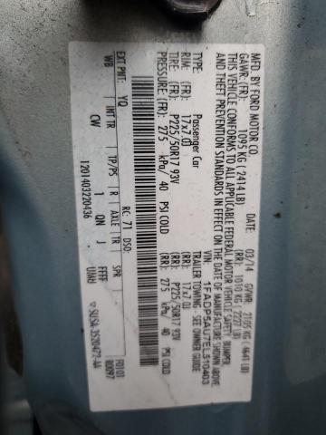 1FADP5AU7EL510403 Ford atk ivct hev