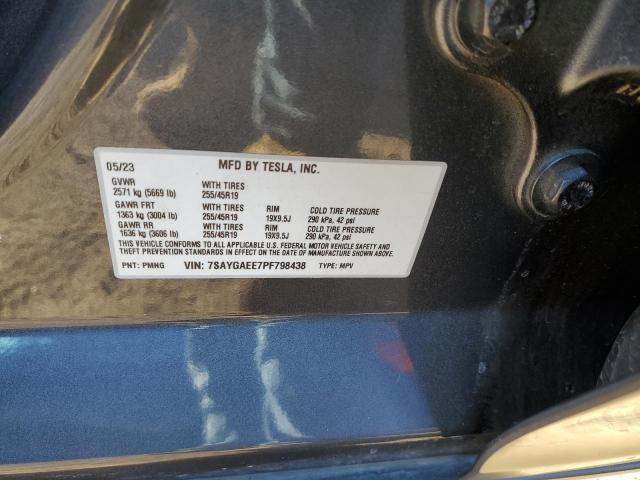 7SAYGAEE7PF798438 Tesla 2023