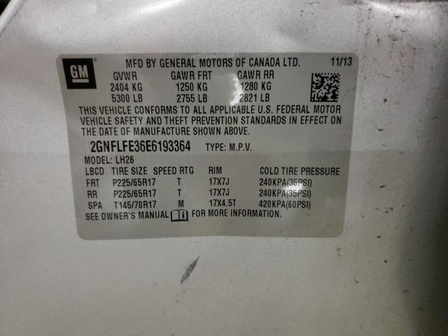 2GNFLFE36E6193364 Chevrolet EQUINOX LT