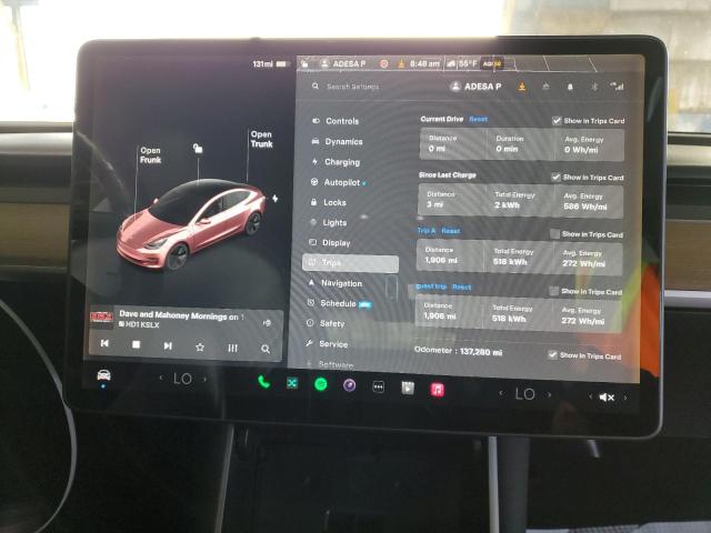 5YJ3E1EAXLF631396 Tesla MODEL 3