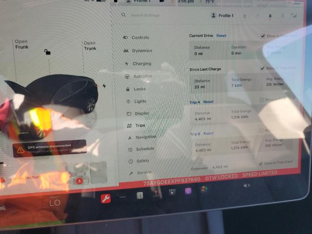 7SAYGDEEXPF937690 Tesla 2023