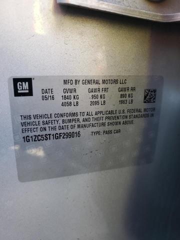 1G1ZC5ST1GF299016 Chevrolet MALIBU LS
