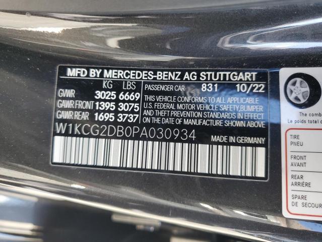 W1KCG2DB0PA030934 Mercedes-Benz ed