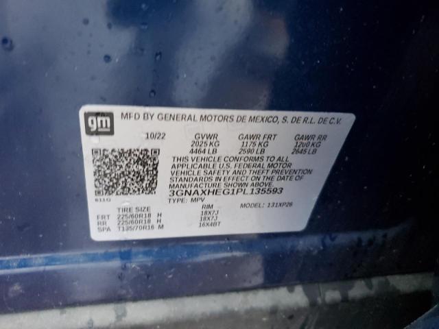 3GNAXHEG1PL135593 Chevrolet EQUINOX LS