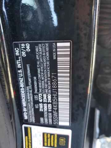 55SWF4KB5HU188671 Mercedes-Benz 2017