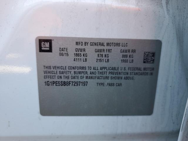 1G1PE5SB8F7297197 Chevrolet CRUZE LT