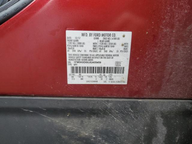 1FM5K8D8XJGA55459 Ford 3.5l ti-vct