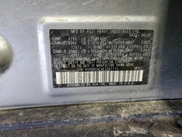 4S4BRCNC4E3307112 Subaru 2.5na u6