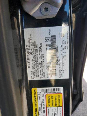 3FA6P0HD1ER316050 Ford FUSION SE