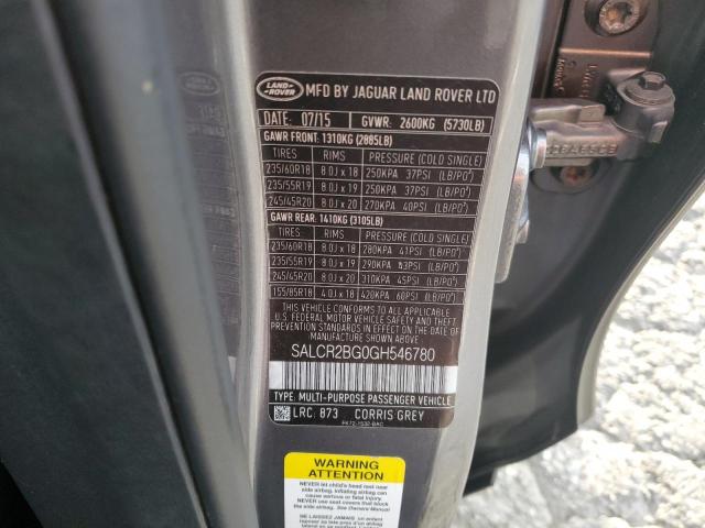 SALCR2BG0GH546780 Land Rover gtdi lev3 sulev30
