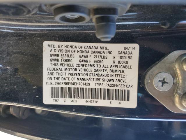 2HGFB6E54EH701429 Honda k24z7