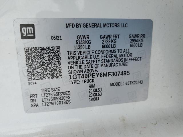 1GT49PEY6MF307495 GMC SIERRA K25