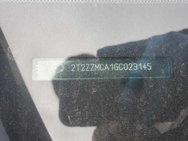 2T2ZZMCA1GC023145 Lexus 2016