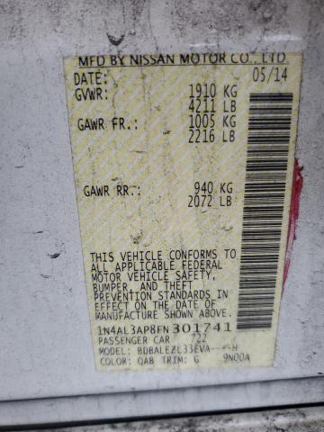 1N4AL3AP8FN301741 Nissan Altima