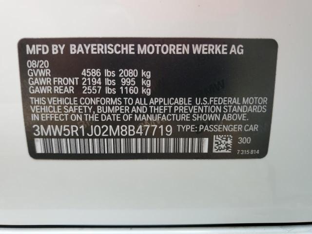 3MW5R1J02M8B47719 BMW 2021
