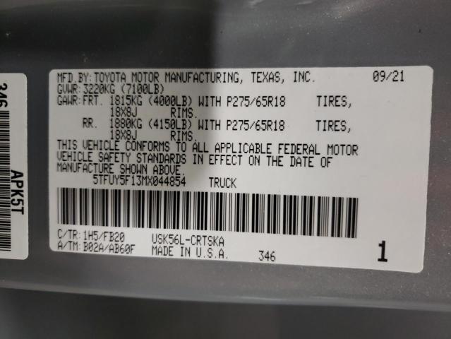 5TFUY5F13MX044854 Toyota 3ur-fe