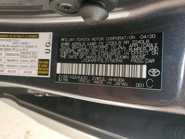JTDKARFP3L3158396 Toyota 2zr-fxe+1nm+1sm