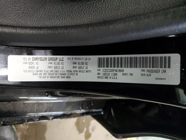 1C3CCCDG9FN610640 Chrysler 200 S