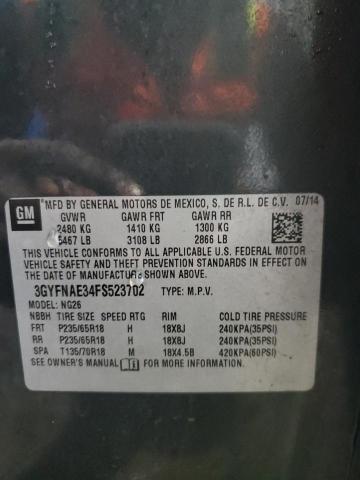 3GYFNAE34FS523702 Cadillac SRX