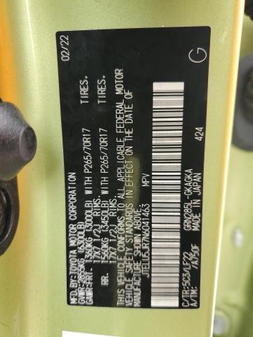 JTELU5JR7N6041463 Toyota 1gr-fe