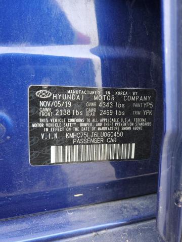 KMHC75LJ6LU060450 Hyundai hmc battery