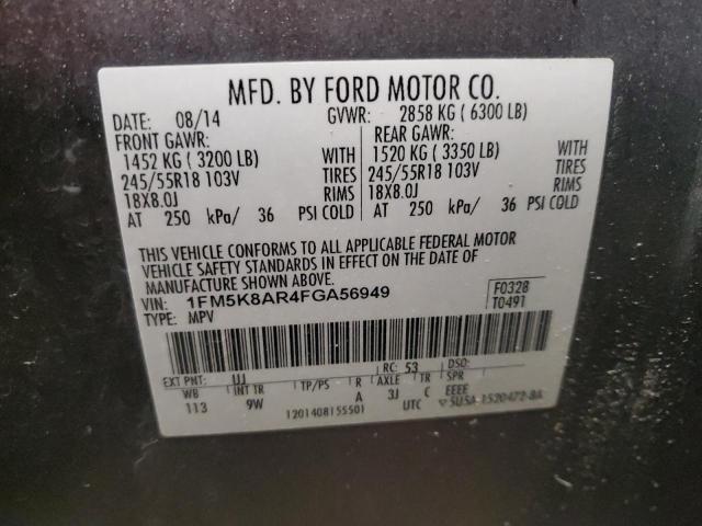 1FM5K8AR4FGA56949 Ford EXPLORER P
